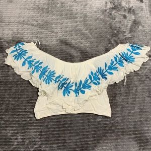 Off the Shoulder Crop Top